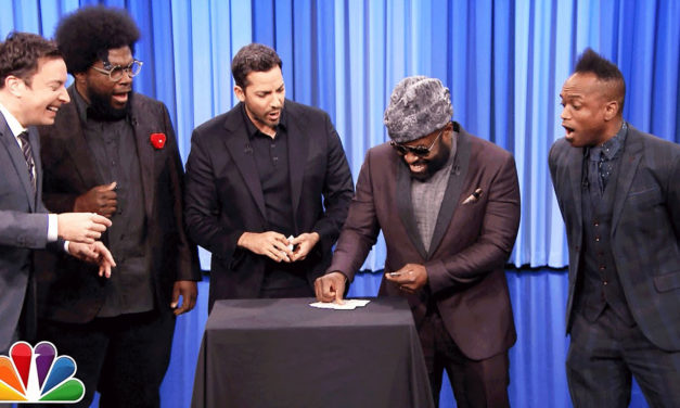 David Blaine shocks Jimmy Fallon and The Roots with Magic Tricks